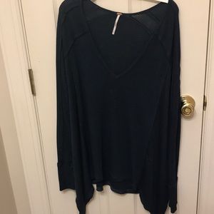 free people long sleeve thermal top size small
